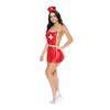 Magic Silk Dress Up Raudona &amp; Baltas L/XL Costume Set with Headband