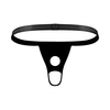 Male Power Power Sock L/XL Juodas - Circular Cutout &amp; Open Back Design