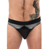 Male Power Iron Clad Bikini M Mesh Pouch &amp; Flexible Fabric Juodas