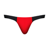 Male Power Hot Mesh Thong L/XL Raudona/Juodas - Lightweight Micro Mesh