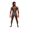 Male Power Inter-Mingle Bong V Thong L/XL Mėlyna Comfort Fit