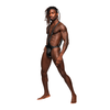 Male Power Leather Series Adjustable Full Body Sling Juodas One Size