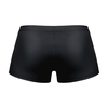 Male Power Snap Off Short XL Juodas - Matte Rubberized Trunk Underwear