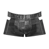 Male Power Check'd Mate Cutout Shorts XL Juodas Stylish Mesh Design