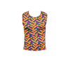 Male Power Fitness Tank XL Rainbow Herringbone Breathable Top