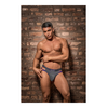 Male Power Heather Haze Cutout Bikini L - Sporty Comfort Waistband