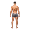 Male Power Heather Haze Cutout Mini Shorts XL Sporty Waistband