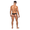Male Power Hose Series Thong S/M Juodas - Ergonomic Waistband Design