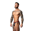 Male Power Soo Cumfy Jock L/XL Marble Marine - Modal Comfort Underwear