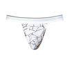 Male Power Soo Cumfy Jock S/M Marble Baltas - Modal Comfort Underwear