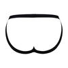 Male Power Hot Mesh Jock S/M Raudona-Juodas Comfort Fit Micro Mesh