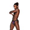 Male Power Espiral Galactica Jockstrap L/XL with Juodas Silicone Ring