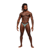 Male Power Magnificence Micro V Thong S/M Jade - Decorative Waist Detail