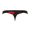 Male Power Microstring S/M Juodas - Low Rise Thong with Soft Waistband