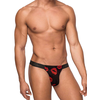 Male Power Microstring S/M Juodas - Low Rise Thong with Soft Waistband