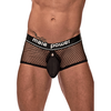 Male Power Mini Short Juodas M - Removable Pouch, Elastic System