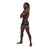 Male Power Sport Mesh Mini Short L Juodas Athletic Design