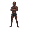 Male Power Sport Mesh Mini Short S Juodas - Athletic Design, Breathable Fabric