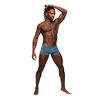 Mėlyna Male Power Mini Short S Mėlyna - Low Waist Stretch Briefs