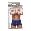 Male Power Mini Short S Navy - Diamond Mesh Collection, Comfort Fit