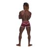 Male Power Sport Mesh Mini Short XL Burgundy - Athletic Comfort Fit