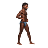 Mėlyna Male Power Moonshine Jock Brief S/M Mėlyna - Low Waist Anatomical Fit