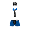 Male Power Officer Frisk-Em Uniform Set S/M - Three-Piece Costume Kit