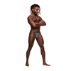 Mėlyna Male Power Mesmerizing Adjustable Posing Strap Mėlyna One Size