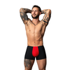 Male Power Hot Mesh Pouch Short M Juodas/Raudona Lightweight Micro Mesh