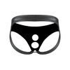 Male Power Prolong Jock L Juodas - Technical Sports Model with Dual Openings
