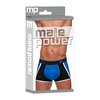 Male Power Retro Sport Panel Short L - Classic Athletic Design, Cotton Blend