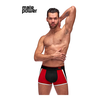 Male Power CellBlock 13 Retro Sport Panel Shorts XL - Cotton Stretch Pilkas/Baltas