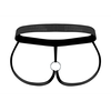Male Power Extreme Ring Jock M Juodas - Adjustable Support System