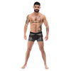 Male Power Iron Clad Shorts S Pilkas - Mesh Panel, Low Waist Design