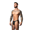 Male Power Snap Off Jock L/XL Juodas - Easy Release Intimate Wear
