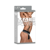 Male Power Iron Clad Thong S/M Juodas Mesh Comfort Waistband