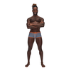Male Power Uplift Mini Short S Pilkas - Supportive Pouch &amp; Satin Finish