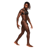 Male Power Virgo Adjustable Harness Imitation Leather Juodas One Size