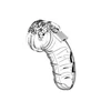 Mancage Man Cage Model 04 Intimate Restraint Device 11.5 cm Polycarbonate Juodas
