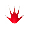 Mr Sling Mister B Leather Support Sling 5-Point - Premium 113x122 cm, Juodas