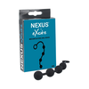 Nexus - Excite Medium Silicone Anal Beads Juodas