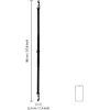 Ouch By Shots Adjustable Spreader Bar - Juodas