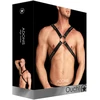 Ouch By Shots Adonis High Halter Harness - Adjustable Bonded Leather Chest System