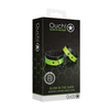Ouch By Shots Ouch! Glow in the Dark Ankle Cuffs - Fluorescent Žalias Adjustable Design