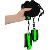 Ouch By Shots Ouch! Glow in the Dark Bed Restraint Attachment Set, Neon Žalias