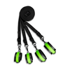 Ouch By Shots Ouch! Glow in the Dark Bed Restraint Attachment Set, Neon Žalias