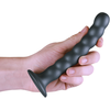 Ouch By Shots Ouch! Beaded Silicone Model with Suction Cup 16.5 cm Metallic Finish