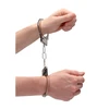 Ouch By Shots Ouch! Beginner's Metal Handcuffs with Quick-Release System, Sidabrinis