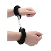 Ouch By Shots EasyToys Furry Handcuffs Juodas - Soft Plush Anatomic Model
