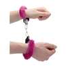 Ouch By Shots Ouch! Beginner Furry Handcuffs - Soft Plush, Adjustable, Juodas